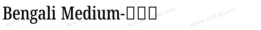 Bengali Medium字体转换